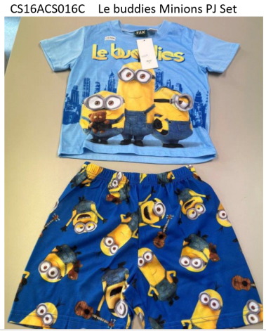 Le Buddies Minions PJ Set