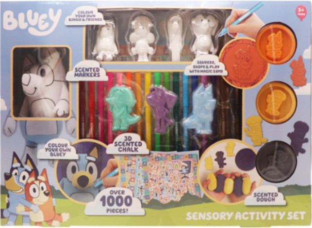 Licensed Sensory Activity Set Bluey Sold at Kmart