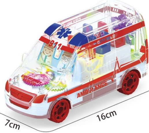 Panda Mart Toy Ambulance