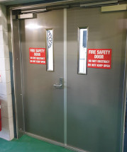 Pyropanel brand fire rated doors manufactured by Firemex