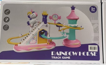 Rainbow Horse Track Game   Sold at Panda Mart