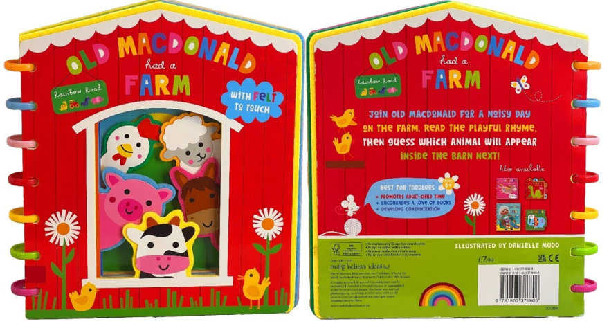 Make Believe Ideas Recalls Seven Rainbow Road Board Books Due to Choking  Hazard