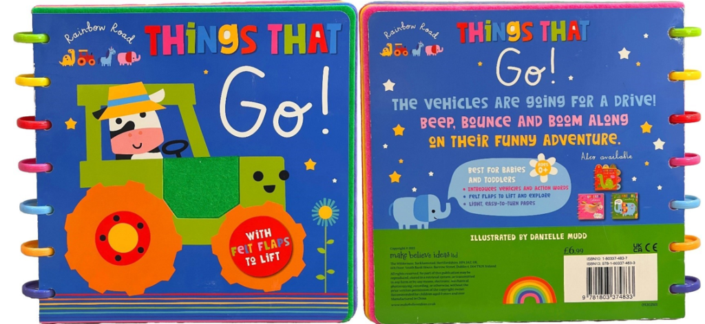 Rainbow Road Board Book Series Product Recall