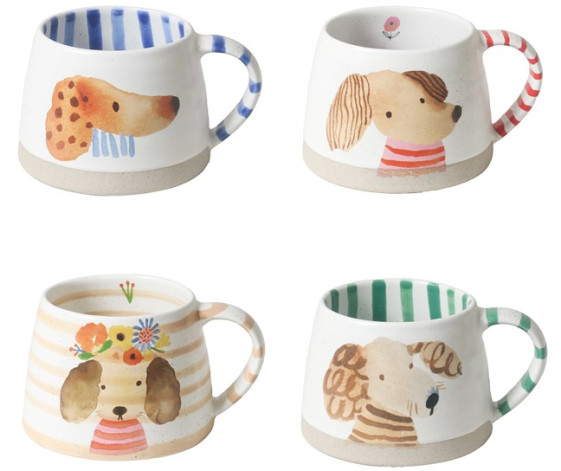 Robert Gordon Pottery Various Dogs & Cats mugs