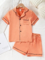 Shein PJs Orange 20250522095725