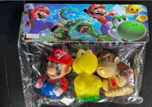 Super Mario Characters toy set   sold at Dollarama Rolleston and Nothing over$3