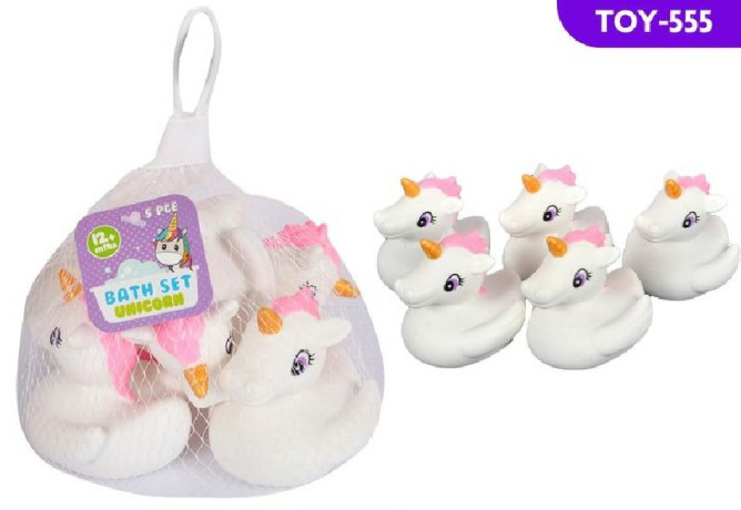 TOY 555 5pc Unicorn Small Bath Set