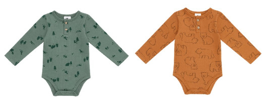 Young Originals Babys Cosy Inner Henley Bodysuit sold at The Warehouse