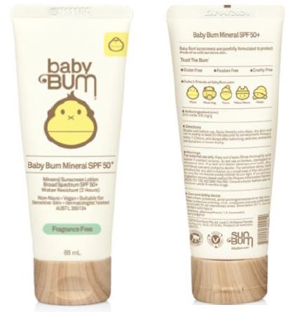 Baby Bum Mineral Sunscreen Lotion v2