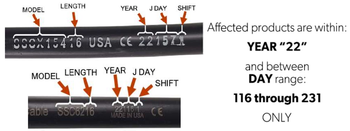 Dometic mechanical steering cables date code 2