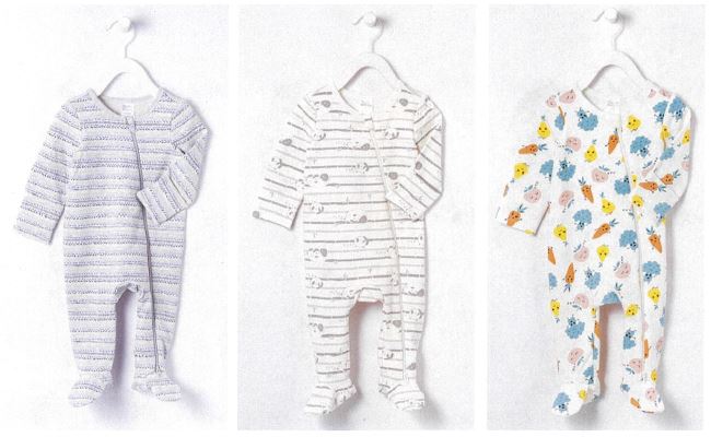 Farmers Teeny Weeny Sleepsuits v2