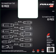 Fuller Pro 10 Pce Screwdriver Set packaging