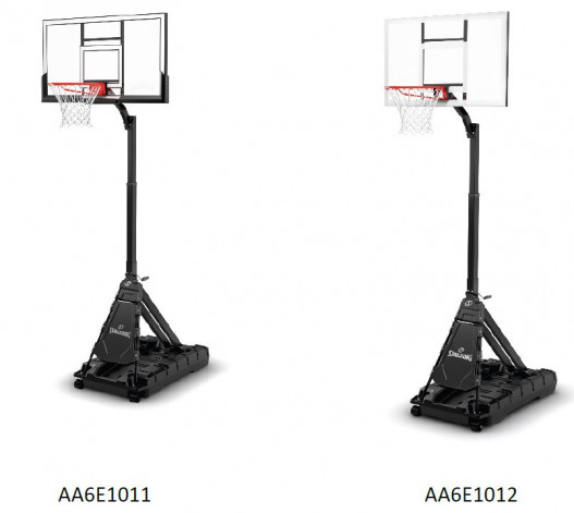 Spalding Momentous EZ Assembly Portable Basketball System
